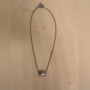 Kendra Scott Jewelry Elisa Kendra Scott White Howlite Silver Pendant Necklace